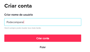 nome de usuĂĄrio tik tok