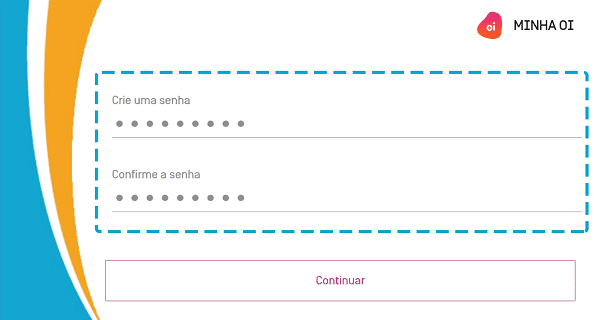criar senha minha oi