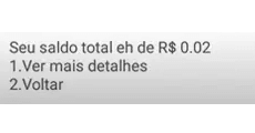 Saldo e Recarga 3