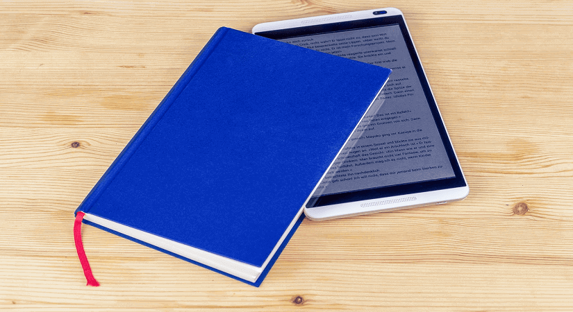 Kindle Amazon ebook caderno azul