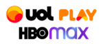 HBO Max + UOL Play Logo HBO Max e UOL PLay