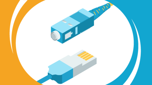 cabo rj45 cabo fibra óptica