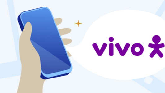 celular com logo da vivo